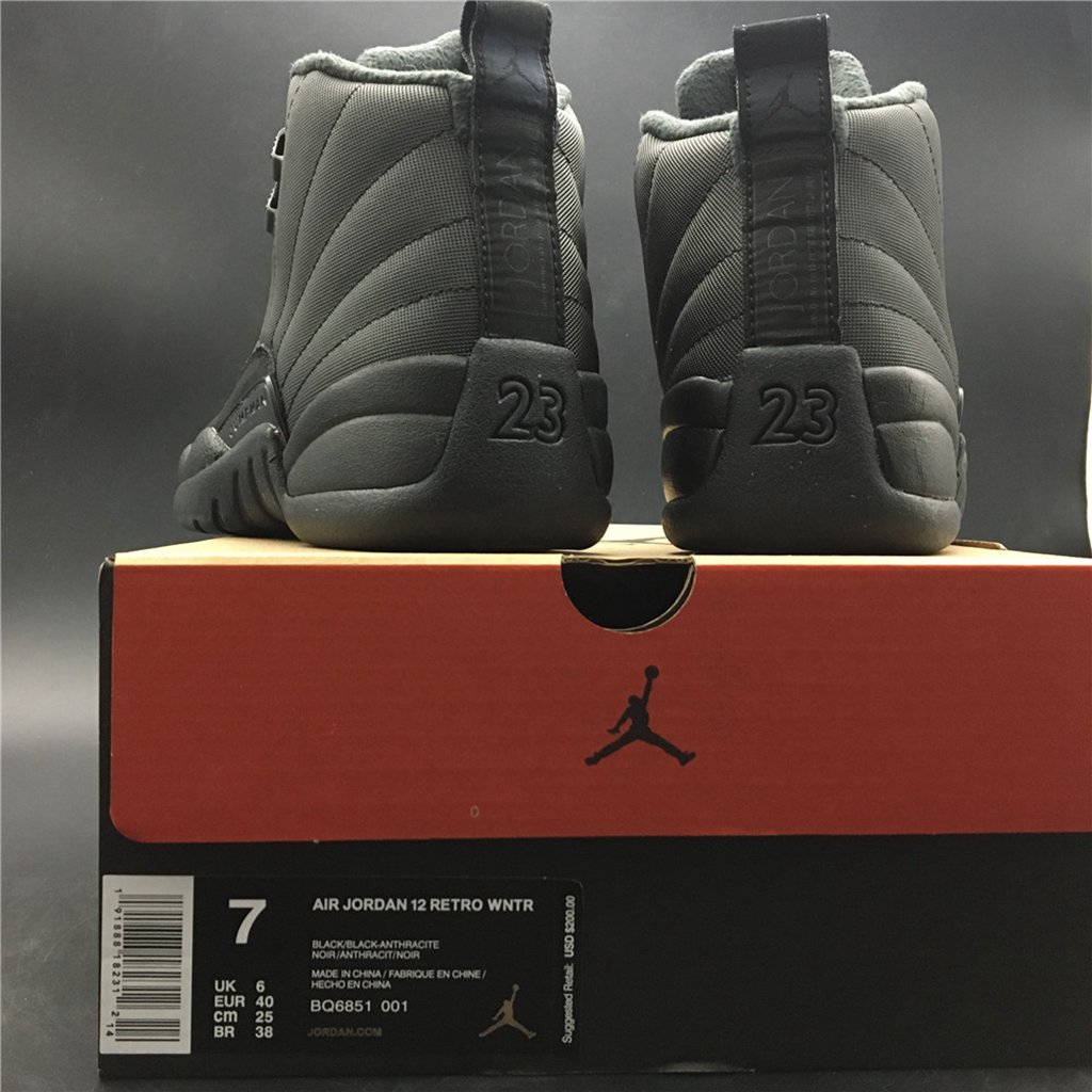 Air Jordan 12 WNTR BLACK 130690-601